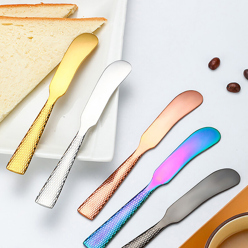 Cuțit pentru unt Brânză Cuțit pentru desert Cuțit pentru gem din oțel inoxidabil Tacâmuri Pâine prăjită Sterge smântână Pâine Brânza Cuțit Bucătărie Restaurant Instrument