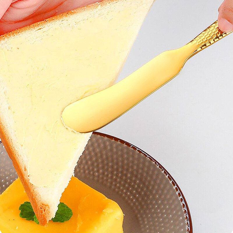 Cuțit pentru unt Brânză Cuțit pentru desert Cuțit pentru gem din oțel inoxidabil Tacâmuri Pâine prăjită Sterge smântână Pâine Brânza Cuțit Bucătărie Restaurant Instrument