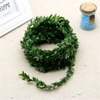 1PC Wisteria Garland изкуствен бръшлян гирлянда глициния листа сватба Направи си сам листно растение с фалшива глициния