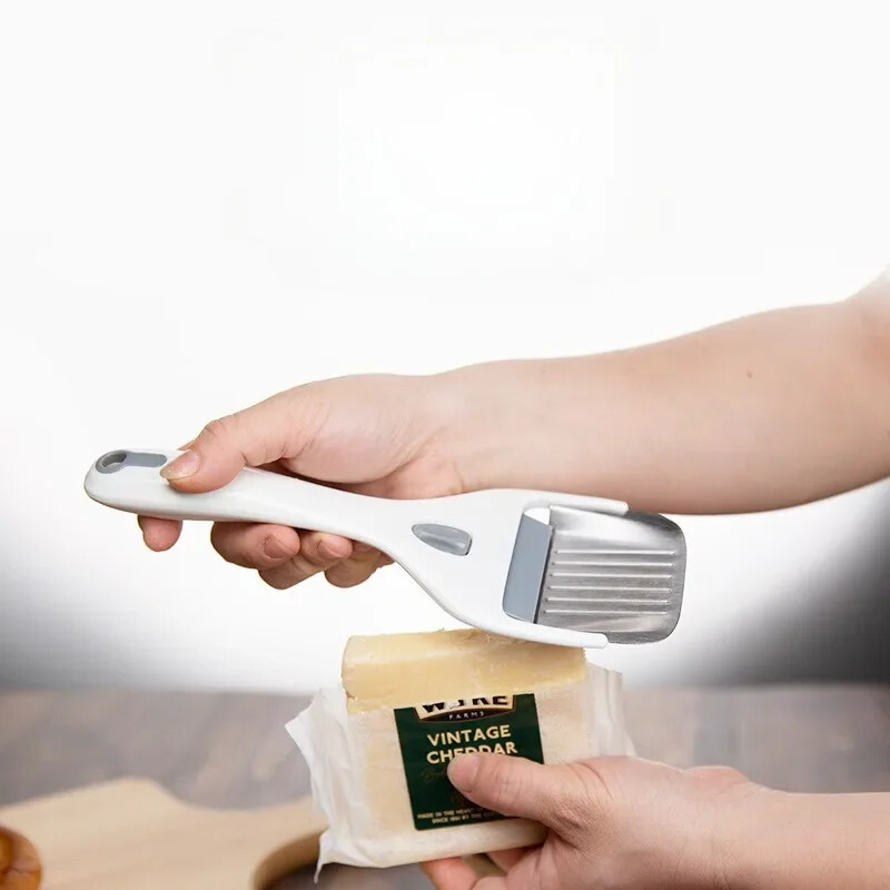ABS răzătoare pentru brânză Lopătă pentru brânză Mașină de tăiat șuncă Cuțit pentru feliere Răzătoare pentru brânză Unelte de coacere Gadget pentru prăjituri Mașină de feliere cu grosime reglabilă