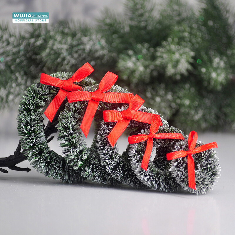 12db Karácsonyi Koszorú Mini Ajtó Füzér Tündérkerti Rattan falra akasztható karácsonyfa medál barkácsolás babaház mikro lakberendezéshez