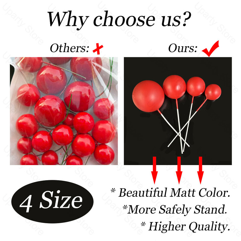 20 db Golyós tortafeltét fém ezüst arany 2-4 cm, különböző méretű színes golyós tortafeltétek Britthday esküvői karácsonyi dekorációhoz