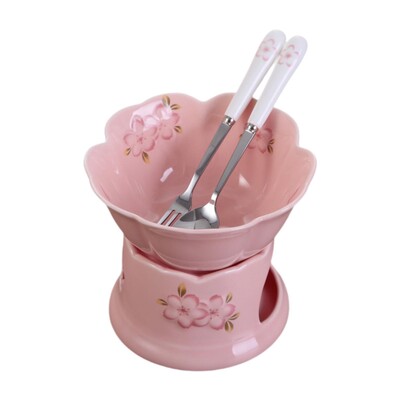 Σετ Μπολ Φοντιού Σοκολάτας 300ml Melt Hot Pot Bowl για τυρί αρραβώνα