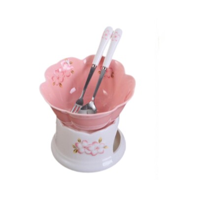 Σετ Μπολ Φοντιού Σοκολάτας 300ml Melt Hot Pot Bowl για τυρί αρραβώνα