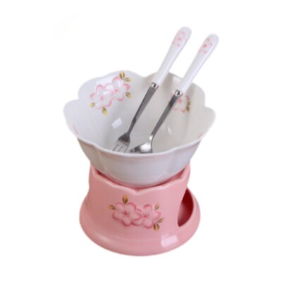 Σετ Μπολ Φοντιού Σοκολάτας 300ml Melt Hot Pot Bowl για τυρί αρραβώνα