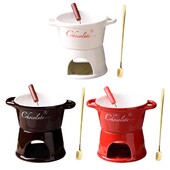 Fondue Mug Butter Melt Pot Σοκολάτα Melter Butter Heater Butter Warmer Heater 300ml for Party Home Wedding Birthday Anniversary