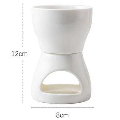 Mini fonduă creativă de ciocolată din ceramică Porțelan premium Topitură de ciocolată brânză Instrument de uz casnic Accesorii de bucătărie