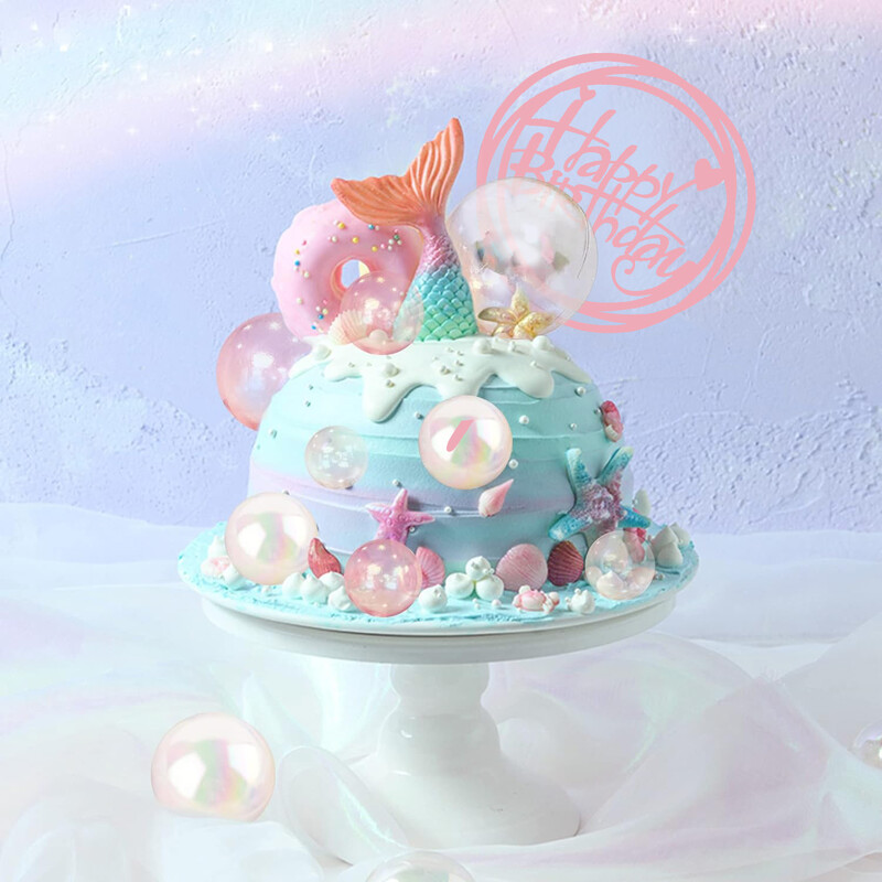 22db színes golyós torta felső mini léggömb cupcake topper barkács hab golyós torta betét dekoráció házassági évfordulóra