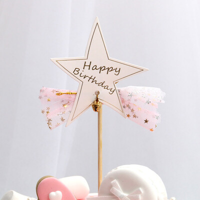 Swan Princess Cake Star Dessert Topper Birthday Party Toppers Capacillos Para Cupcake