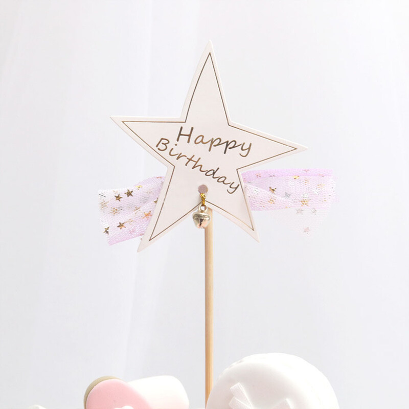 Hattyú hercegnő torta csillag desszert topper születésnapi parti topperek Capacillos para cupcake