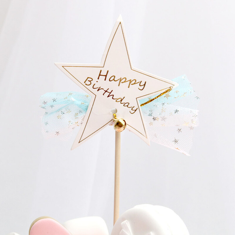 Hattyú hercegnő torta csillag desszert topper születésnapi parti topperek Capacillos para cupcake