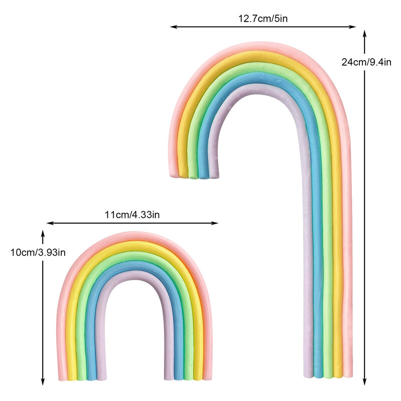 2db szivárványos tortafeltétek színes golyós tortadíszek esküvői babaváró lányoknak fiúknak születésnapi parti kellékek