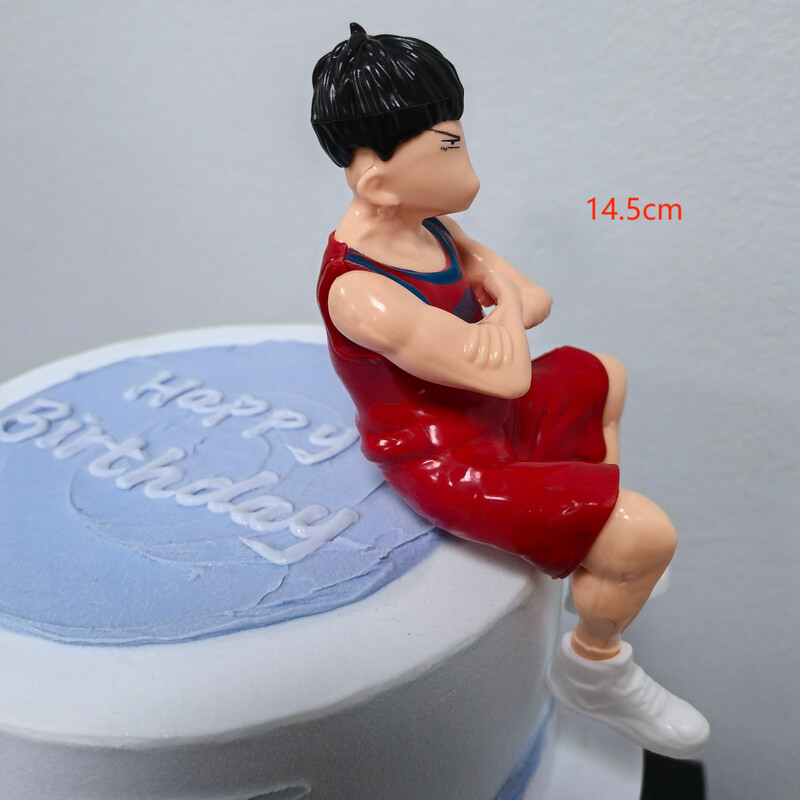 Kosárlabda téma Boldog születésnapot Cupcake tortadísz Topper Aranyos sportrajongók fiúknak Party Desszert Tortadíszek Ajándék