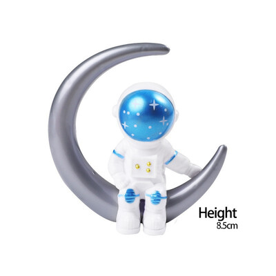 Astronaut Cake Διακόσμηση Planets Topper Spaceman Στολίδια ψησίματος για Kid Boy Universe Outer Space πάρτι γενεθλίων