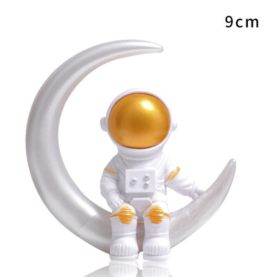 Astronaut Cake Διακόσμηση Planets Topper Spaceman Στολίδια ψησίματος για Kid Boy Universe Outer Space πάρτι γενεθλίων