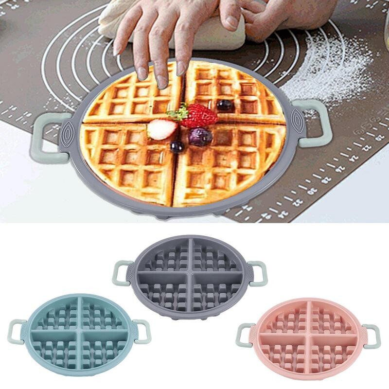 Vafeļu veidne Silikona vafeļu veidotāja cepšanas paplāte Nepiedegoša cepšanas paplāte Veidne DIY silikona vafeļu veidotāja cepšanas paplāte vafeļu paplāte