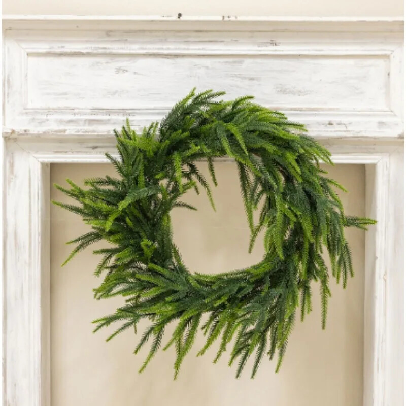 150 cm-es karácsonyi füzér mesterséges fenyő zöldfüzér vízálló karácsonyi dekoráció beltéri esküvői kellékekhez