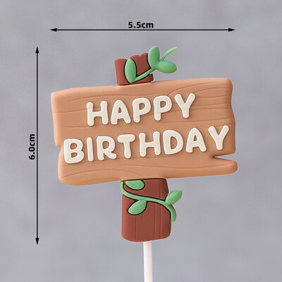 Cute Animal Cake Topper Woodland Jungle Safari Lion Monkey Tiger Μαλακό λαστιχένιο ένθετο κέικ Διακόσμηση για προμήθειες γενεθλίων