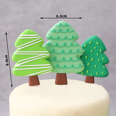 Cute Animal Cake Topper Woodland Jungle Safari Lion Monkey Tiger Μαλακό λαστιχένιο ένθετο κέικ Διακόσμηση για προμήθειες γενεθλίων