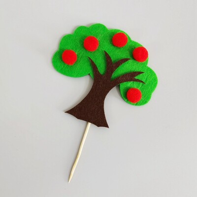 1 τμχ Cartoon Woodland Animals Cake Topper Jungle Safari Cupcake Decor Cute Forest Lion Tiger Toppers 1st Boy Birthday Cake Decor