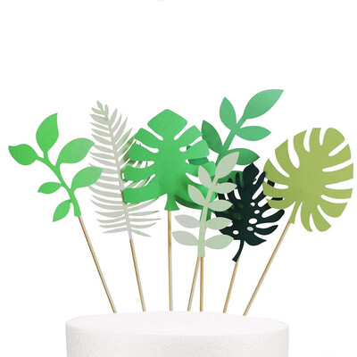 1 τμχ Cartoon Woodland Animals Cake Topper Jungle Safari Cupcake Decor Cute Forest Lion Tiger Toppers 1st Boy Birthday Cake Decor