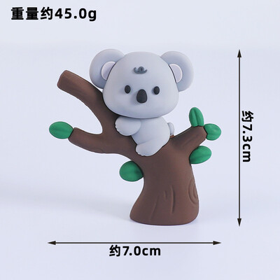 Jungle Forest Animals Cake Toppers Kids 1st Birthday Party Διακόσμηση τούρτας Safari Lion Elephant Monkey Giraffe Baby Shower