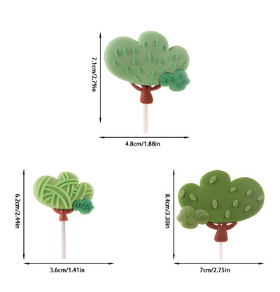 Jungle Forest Animals Cake Toppers Kids 1st Birthday Party Διακόσμηση τούρτας Safari Lion Elephant Monkey Giraffe Baby Shower