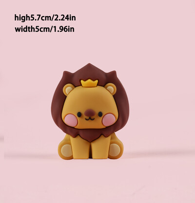 Jungle Forest Animals Cake Toppers Kids 1st Birthday Party Διακόσμηση τούρτας Safari Lion Elephant Monkey Giraffe Baby Shower