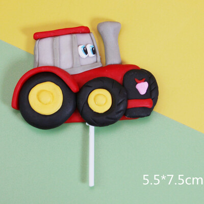 Ζώα φάρμας Cupcake Toppers Baby Shower Tractor Shepherd Dog Cow Goose Ma Yunduo Zenon Barn Διακόσμηση τούρτας γενεθλίων