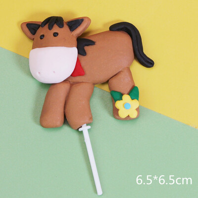 Ζώα φάρμας Cupcake Toppers Baby Shower Tractor Shepherd Dog Cow Goose Ma Yunduo Zenon Barn Διακόσμηση τούρτας γενεθλίων