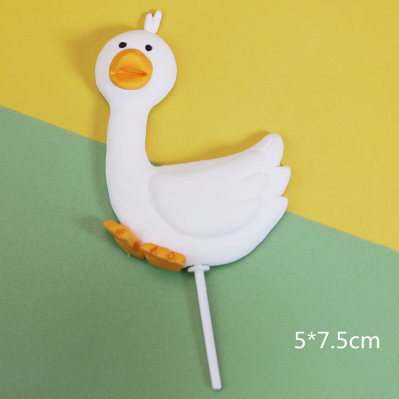 Farm Animal Cupcake Toppers Baby Shower Traktor Pásztorkutya Tehén Liba Ma Yunduo Zenon Barn Téma Születésnapi Party tortadísz