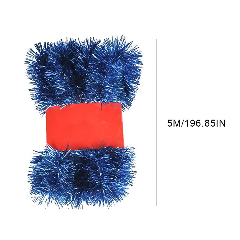 5M karácsonyi füzér otthoni buli fali ajtó dekoráció szalag füzér karácsonyfa díszek talmi csíkok újévi parti kellékek