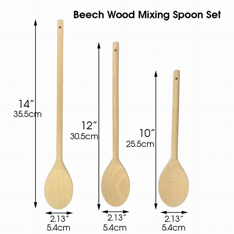 Bükkfa tömör kanál Konyhai edények Kerek alakú Antik stílusú konyha Szakács Eszközök főzéshez Keverés Keverés