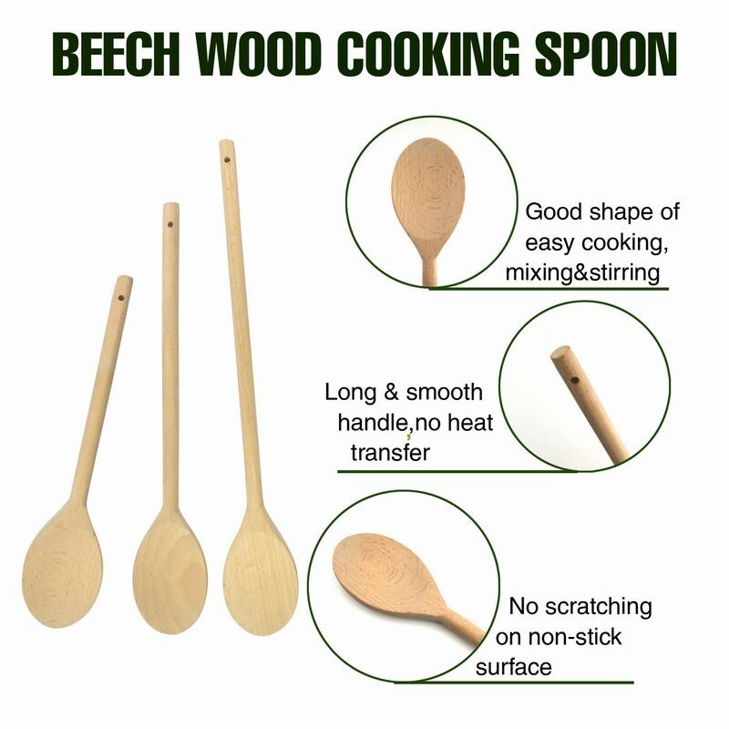 Bükkfa tömör kanál Konyhai edények Kerek alakú Antik stílusú konyha Szakács Eszközök főzéshez Keverés Keverés