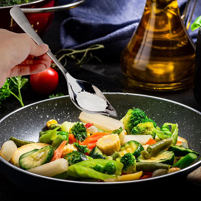 18/8 rozsdamentes acél kulináris szószos kanál, mini merőkanál mártás kiöntő kifolyóval – mosogatógépben mosható