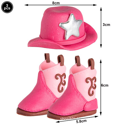 Western Cowboy Horse Cake Toppers Happy Birthday Cake Topper Διακόσμηση τούρτας ιπποδρομιών Cowboy Kids Horse Birthday Party Διακόσμηση