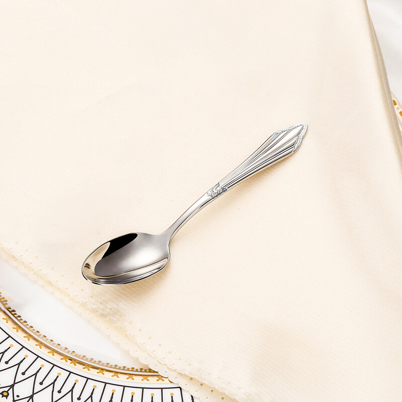 6 darab teáskanál ezüst arany mosogatógépben mosható 304 rozsdamentes acél 5,5 hüvelykes teáskanál desszerthez eszpresszó kávéskanál