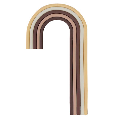 12 Χρώματα Rainbow Cake Topper Διακόσμηση Μπλε Ροζ Μωβ Διακόσμηση τούρτας Rainbows Baby Shower για αγόρια για πάρτι γενεθλίων