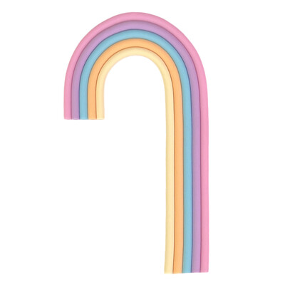 12 Χρώματα Rainbow Cake Topper Διακόσμηση Μπλε Ροζ Μωβ Διακόσμηση τούρτας Rainbows Baby Shower για αγόρια για πάρτι γενεθλίων