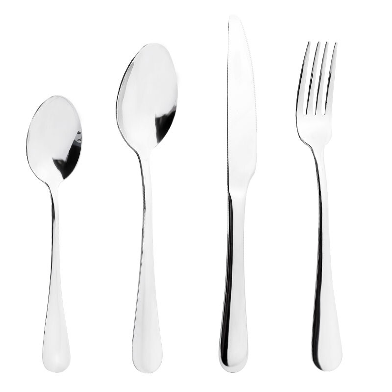 4 DB/készlet evőeszköz készlet 304 rozsdamentes acél étkészlet konyhai étkészlet kiváló minőségű arany kanalak villák evőeszköz készlet