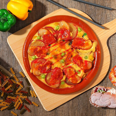 Lopată din lemn pentru coajă pentru pizza cu mâner din lemn Cutter pentru brânză Instrument de ridicare a coajelor pentru pizza Lopată pentru prăjituri Unelte pentru coacere tigaie pentru pizza