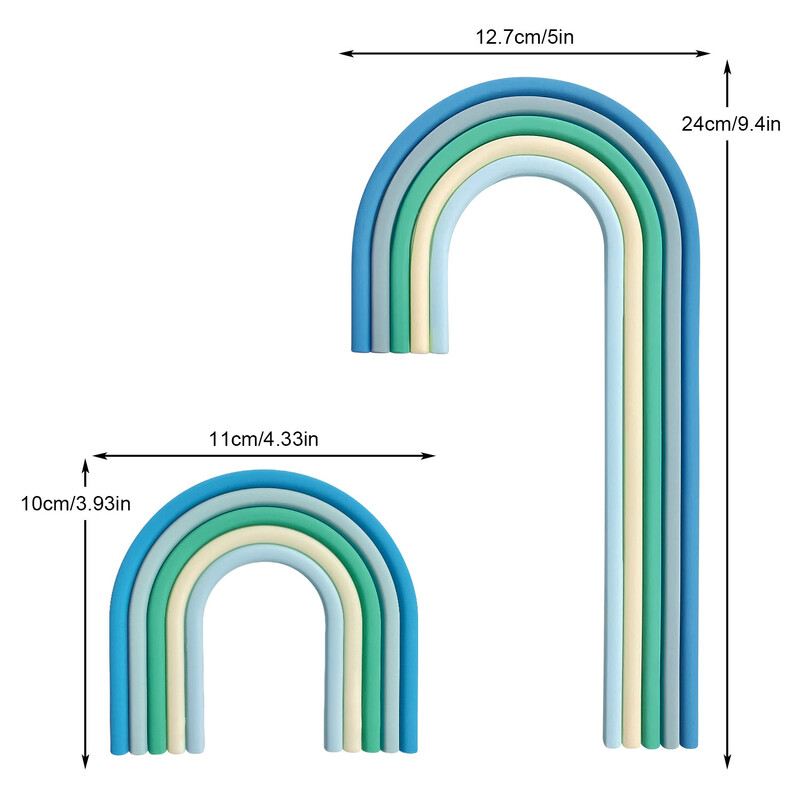 2db szivárványos tortafeltétek színes golyós tortadíszek esküvői babaváró lányoknak fiúknak születésnapi parti kellékek