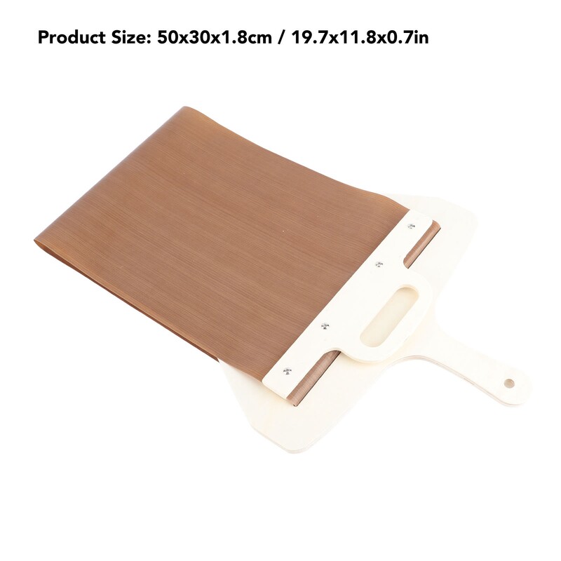 Coji de pizza glisantă Greutate ușoară Lemn Ușor de utilizat Paletă pentru pizza de casă cu prindere confortabilă, versatilă