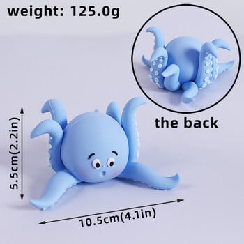 Under the Sea Animals Cake Topper Ocean Θέμα Διακόσμηση τούρτας για πάρτι γενεθλίων Χταπόδι/Χελώνες/Φάλαινες Cake Topper Baby Shower