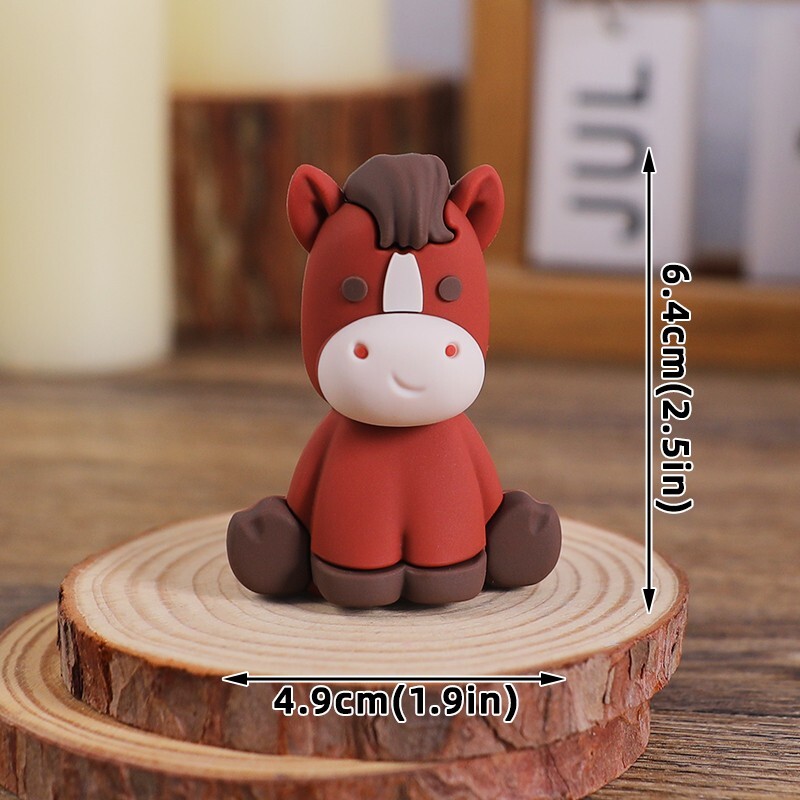 Farm téma állat Díszíts boldog születésnapot torta póni csaj Vidéki élet tortafeltétekhez Babazuhany sütés Cupcake Kellékek Ajándékok