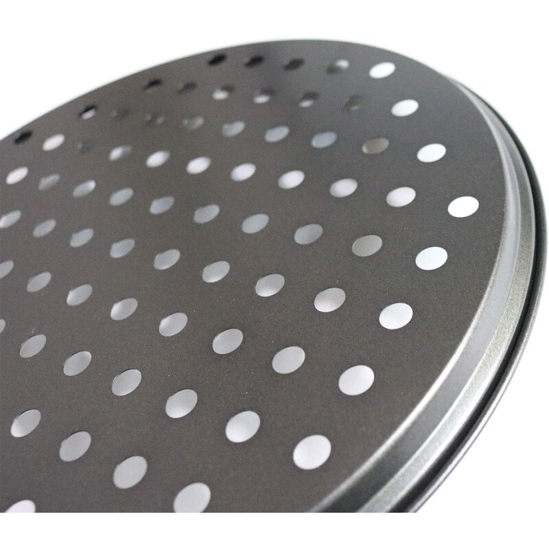 1 bucată Alice Tavă pentru pizza cu găuri, tavă rotundă pentru pizza de 11 inci, pentru cuptor, tavă pentru pizza, tavă pentru pizza, tavă pentru pizza