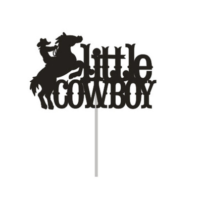 Cowboy Cake Toppers Χρόνια πολλά Διακόσμηση τούρτας με θέμα ιπποδρομίες Διακοσμήσεις τούρτας για αγόρια κορίτσια Γενέθλια παιδικό ντους
