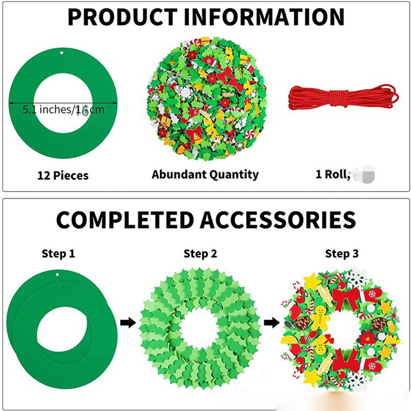 Karácsonyi koszorú masnival, karácsonyfadísz, barkácsoló babaház medál esküvőre, Noel party, mini ajtófüzér, függő díszek