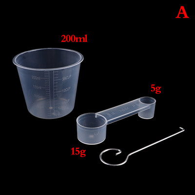 1 σετ 200 ml Κιτ εργαλείων αφαίρεσης κυπέλλου μέτρησης & κουταλιού & κουπιών για ανταλλακτικά μηχανών ψωμιού Κιτ κουταλιού μέτρησης κούπας