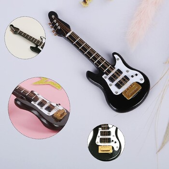 22PCS Guitar Cake Toppers Music Note Birthday Cake Toppers 1:12 Guitar Model Decor Party For Musician Party Birthday Rock Theme